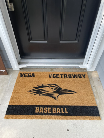 Roadrunners Baseball MSU Denver Door Mat | Welcome Mat | University Door Mat image 2
