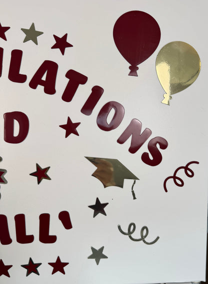 Graduation Cruise Door Decor, Congrats Grad Magnet Set, Cruise Ship Gift, Class of