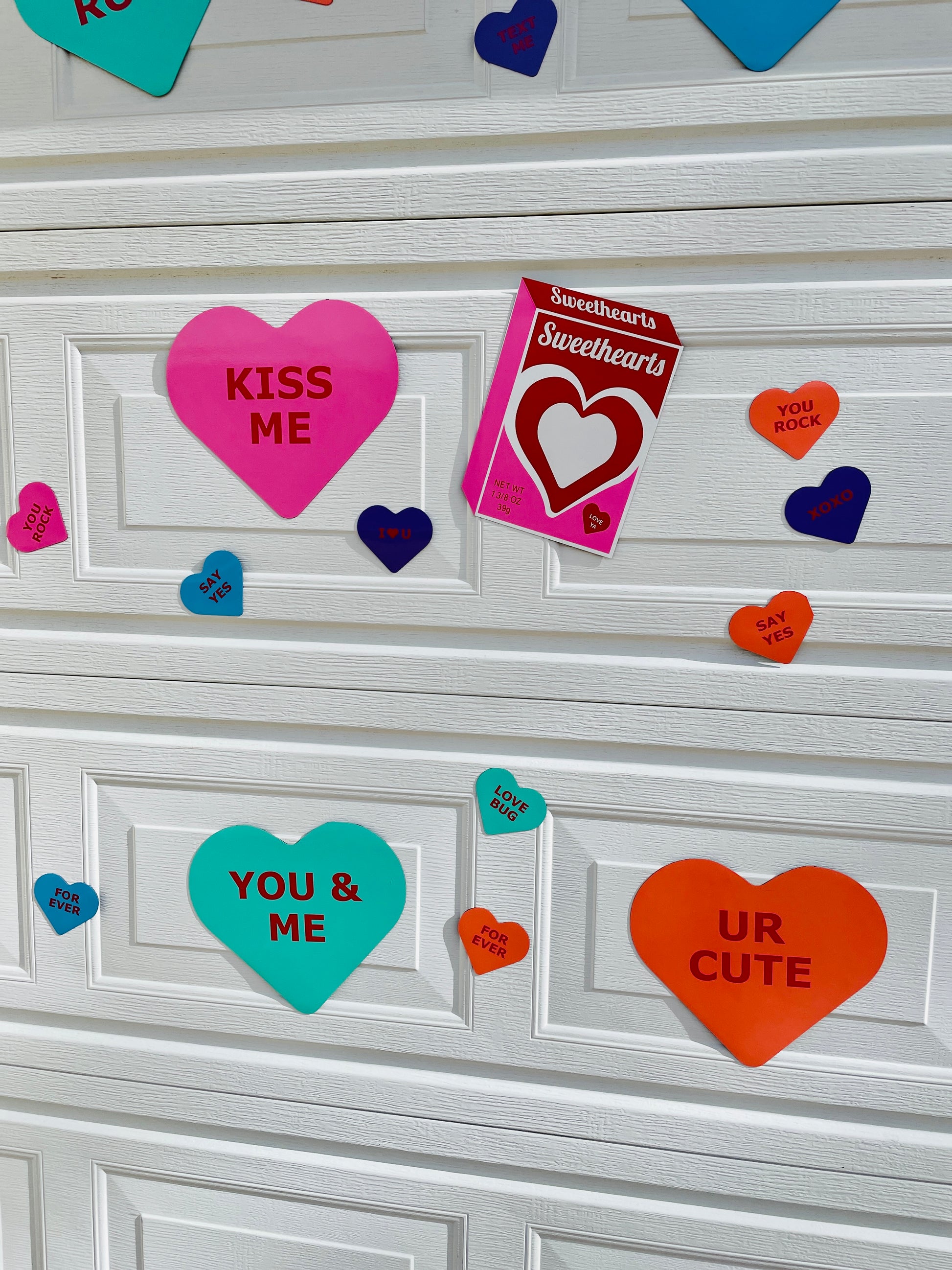 Large Conversation Candy Heart Magnets | SweetHeart Magnets | Valentines Magnets image 4