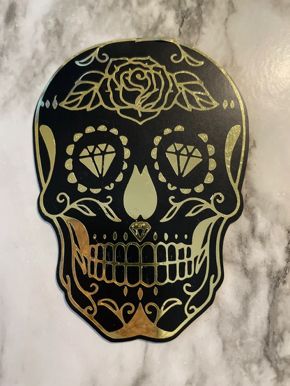 Sugar Skull Day of the Dead Magnets | Halloween Skull Magnets image 4