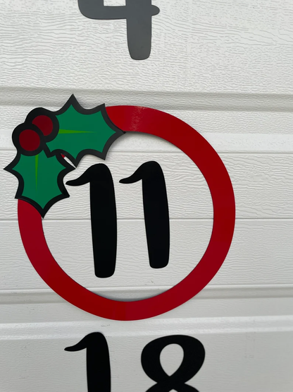 Christmas Countdown Magnetic Numbers | Reusable | Merry Christmas sign image 5