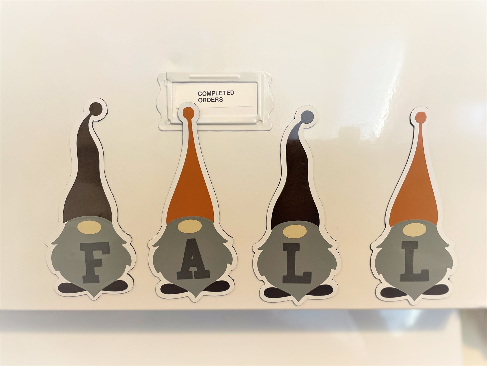 Gnomes Fall Word Magnets Set of 4 | Fall Decorations | Fall Magnets image 6