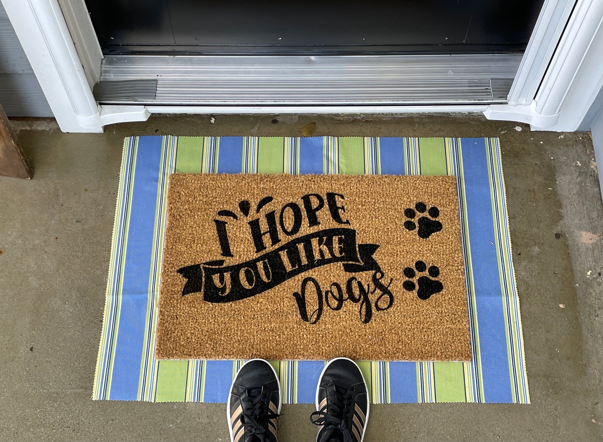 I Hope you Like Dogs Door Mat | Welcome Mat | Funny Door Mat image 4