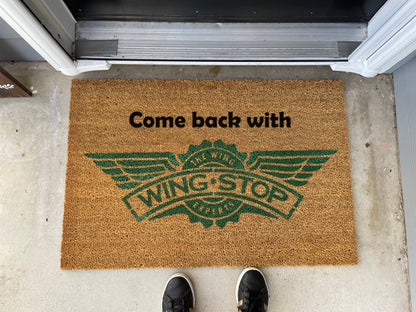 Wingstop Door mat | Welcome Mat | Home the Wings Built image 8