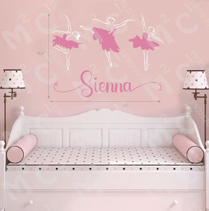 Princess Crown Personalized Name Wall Decal, filigree, large decal, gold, white, image 9