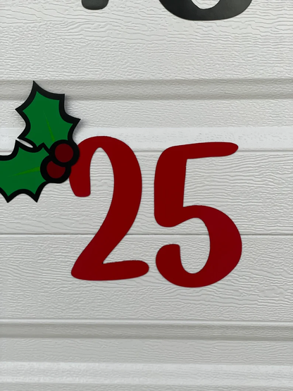 Christmas Countdown Magnetic Numbers | Reusable | Merry Christmas sign image 6