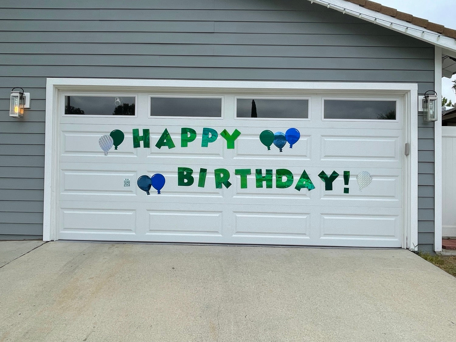 Happy Birthday Signs - garage door decor, party signs image 6