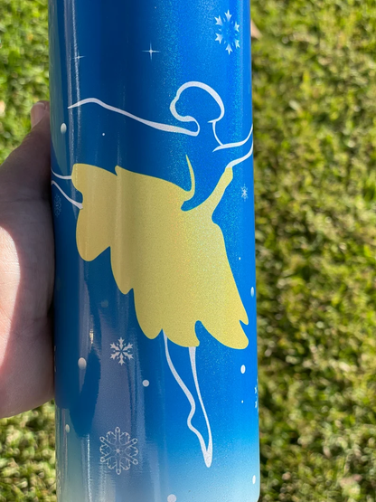 Nutcracker Ballet 20 oz Tumbler | Shimmer | Prince and Ballerina Clara image 4