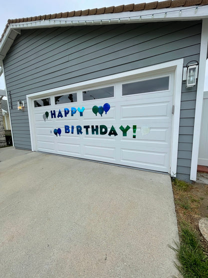 Happy Birthday Signs - garage door decor, party signs image 9