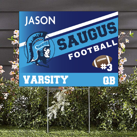 Personalized Saugus High School Football Yard sign image 0