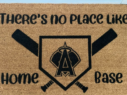 Los Angeles A N G E L S Door Mat | Angels of Anaheim Welcome Mat image 2