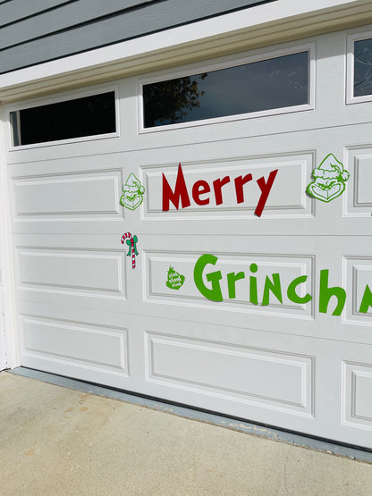 Merry Grinchmas Magnets, Reusable image 4