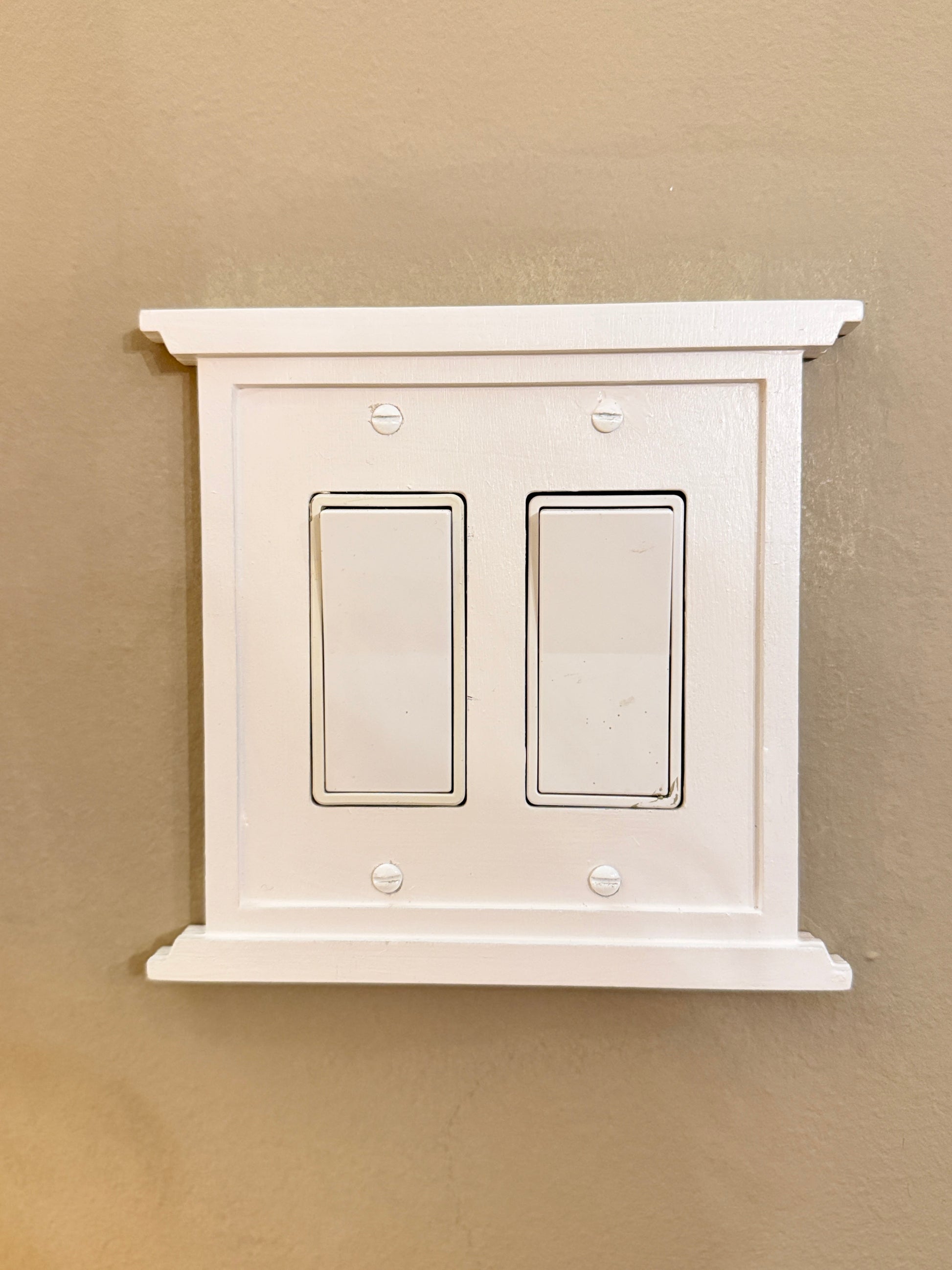 Handcrafted Craftsman Style Wood Cover Plate for Light Switches, Outlet Covers image 11