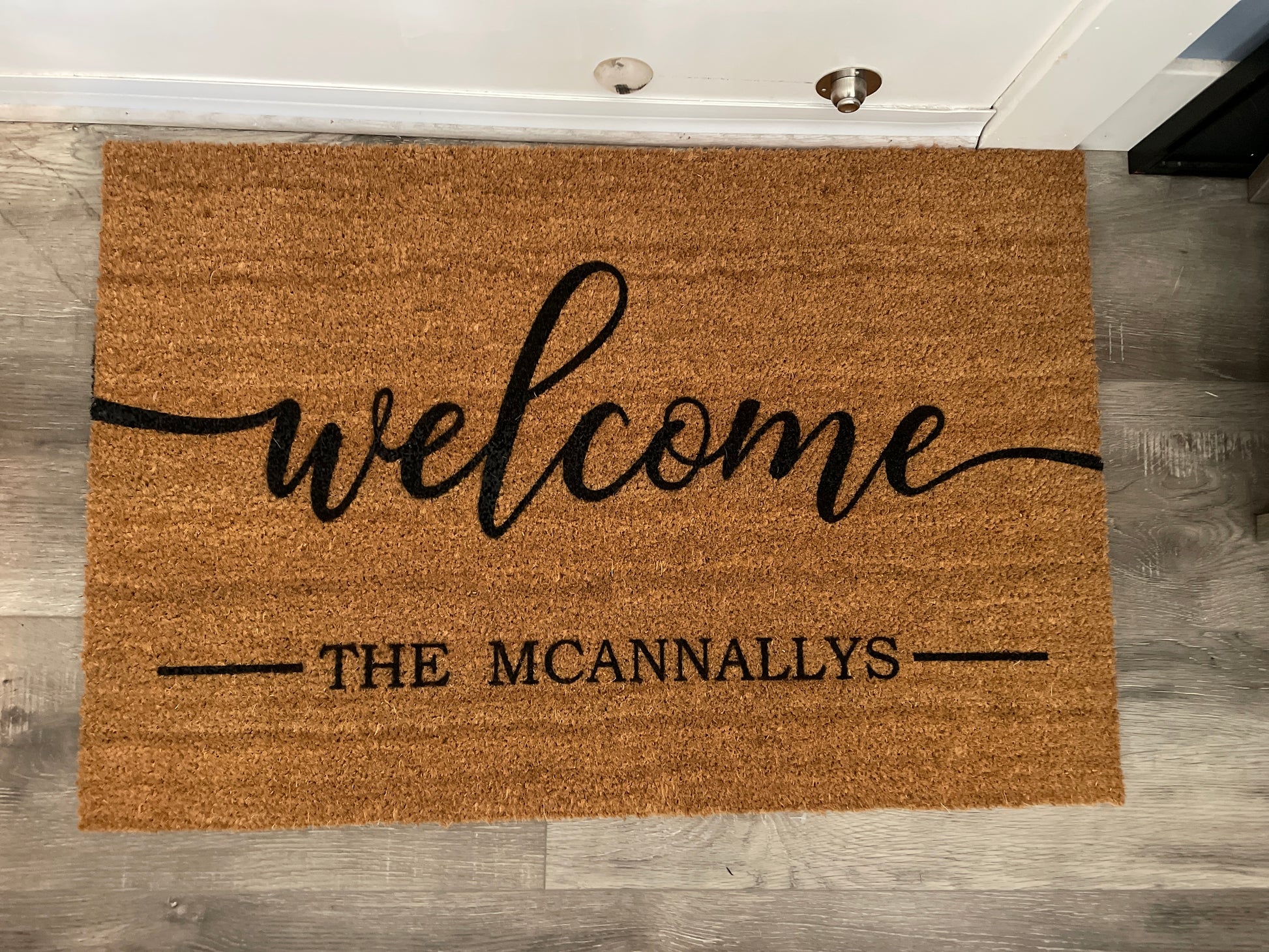 PERSONALIZED Large Family Door mat | Outdoor Home Decor | Family Door mat image 4