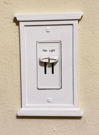 Handcrafted Craftsman Style Wood Cover Plate for Light Switches, Outlet Covers image 4