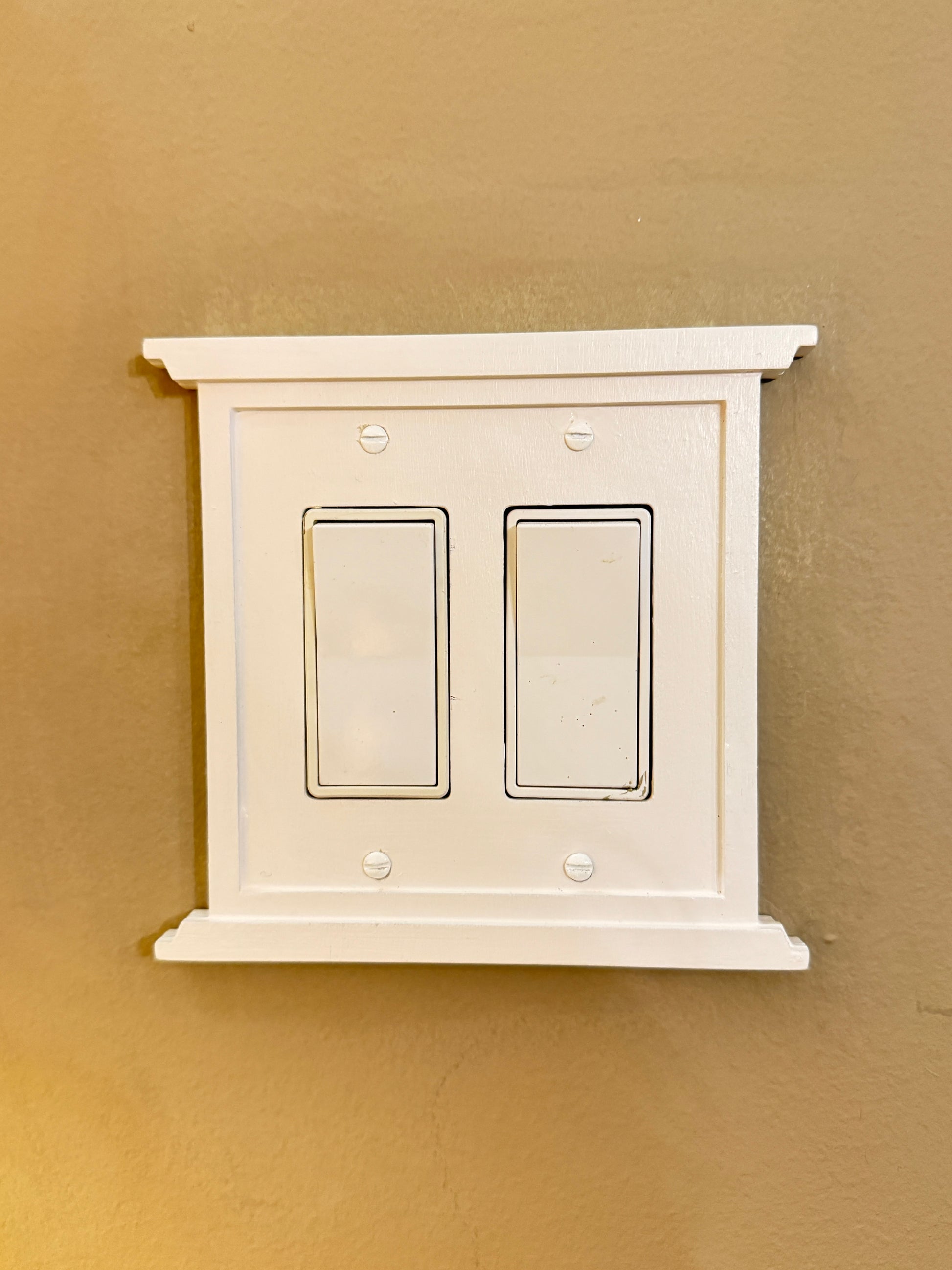 Handcrafted Craftsman Style Wood Cover Plate for Light Switches, Outlet Covers image 5