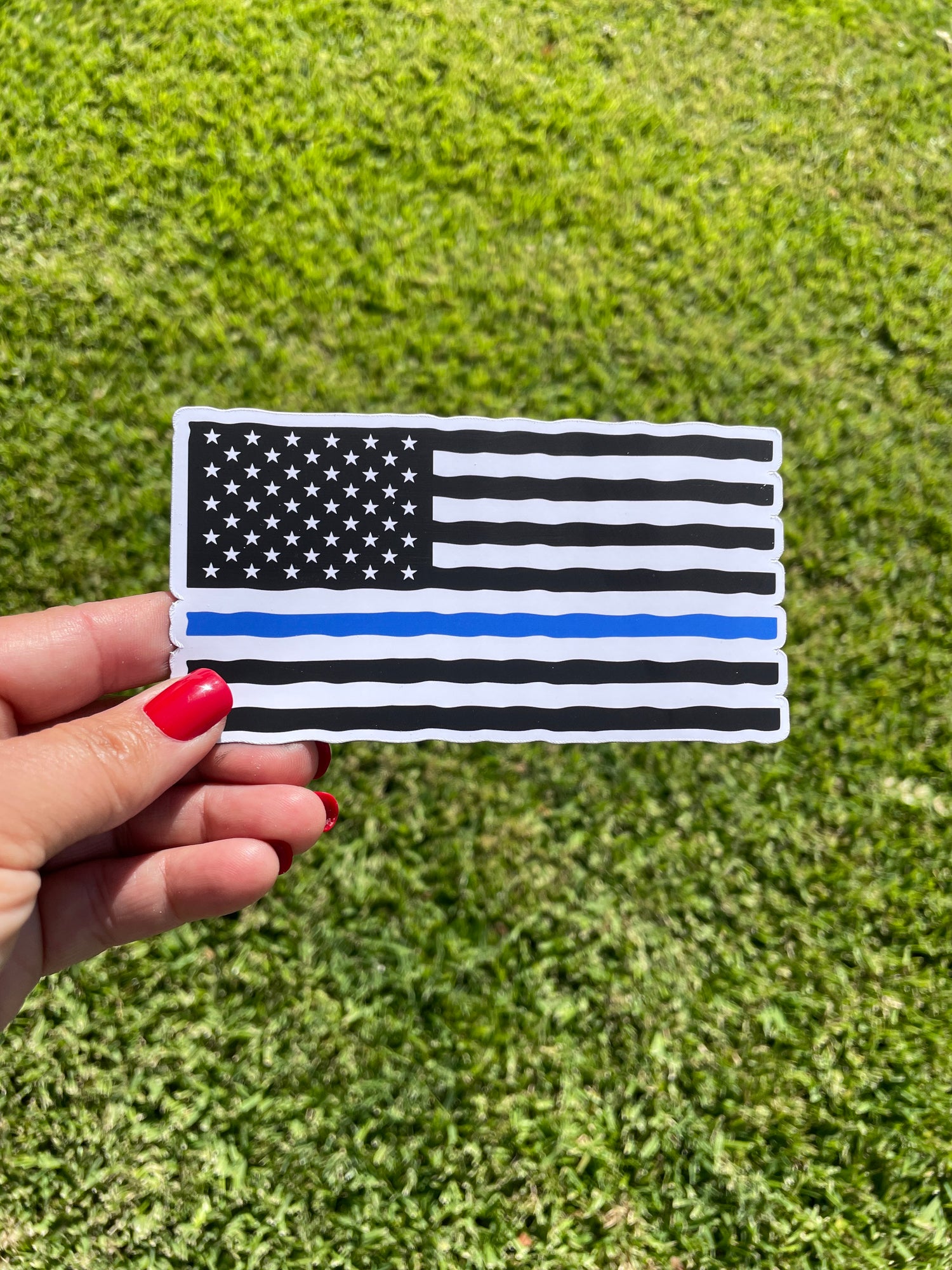Blue Lives Matter magnets and decals, Back the blue, Peacemakers Magnets image 0