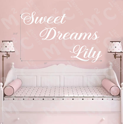 Princess Crown Personalized Name Wall Decal, filigree, large decal, gold, white, image 6