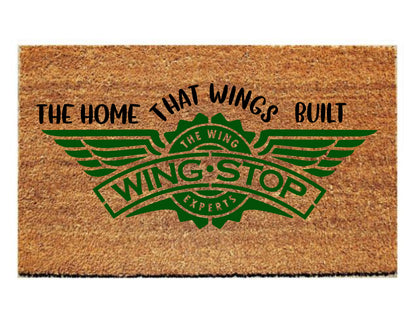 Wingstop Door mat | Welcome Mat | Home the Wings Built image 2