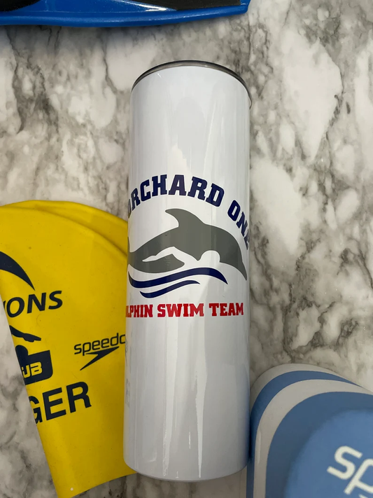 Personalized Sublimated OOI Swim Team Tumbler | Swimmer Gift | Swim Tumbler image 0