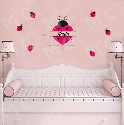 Princess Crown Personalized Name Wall Decal, filigree, large decal, gold, white, image 8