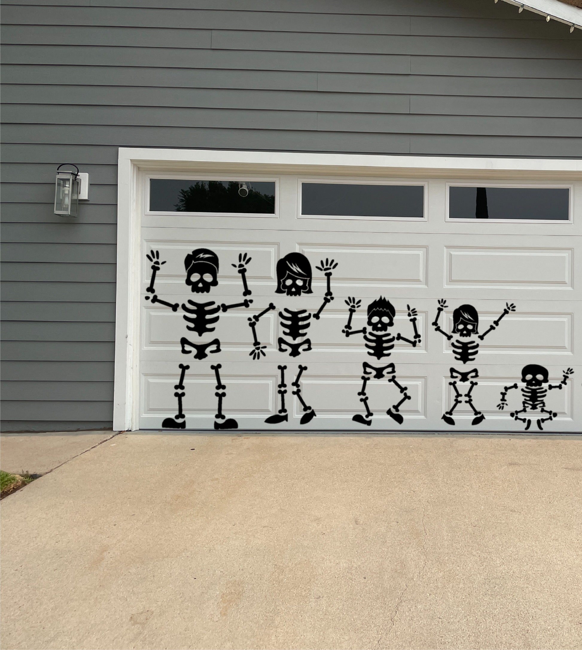 Life Sized Skeleton Family Magnet Decorations for Halloween | Large Skeleton Mag image 8