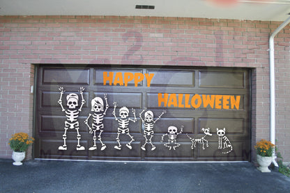 Life Sized Skeleton Family Magnet Decorations for Halloween | Large Skeleton Mag image 1