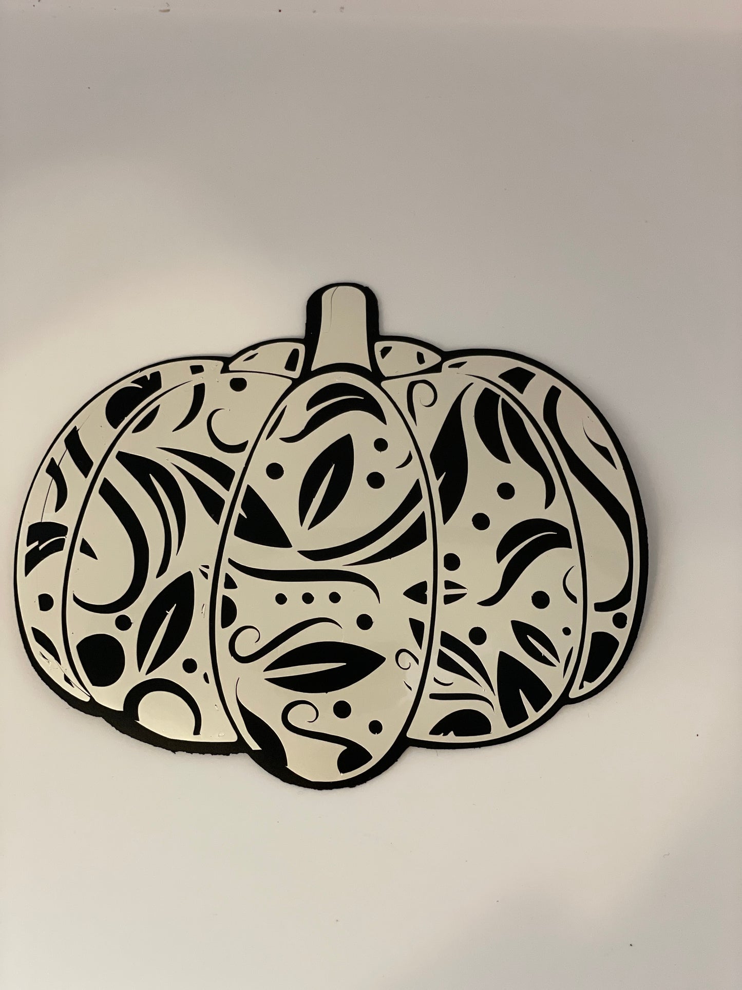 Pumpkin lace Magnets | Cutout Pumpkin Magnets | Halloween Decoration image 1