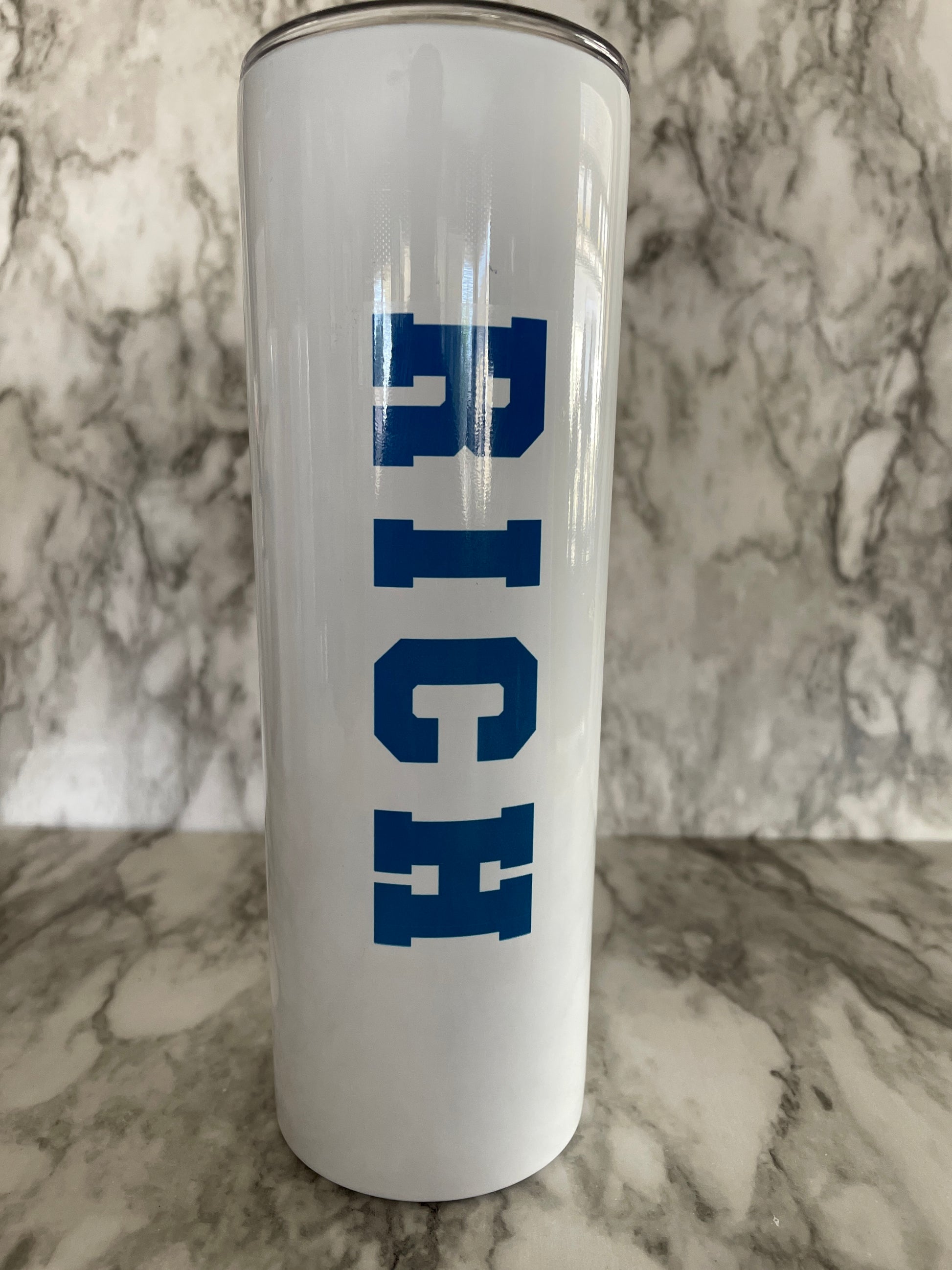 Personalized Los Angeles Dodgers Baseball 20 oz tumbler image 1