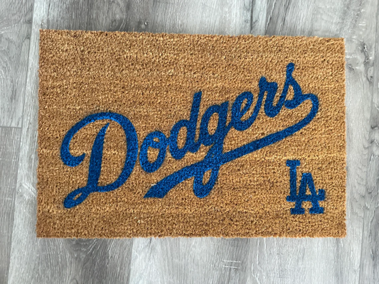Los Angeles Door Mat | Welcome Mat | Bleed Blue image 0