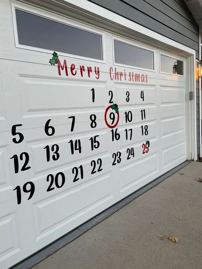 Christmas Countdown Magnetic Numbers | Reusable | Merry Christmas sign image 9