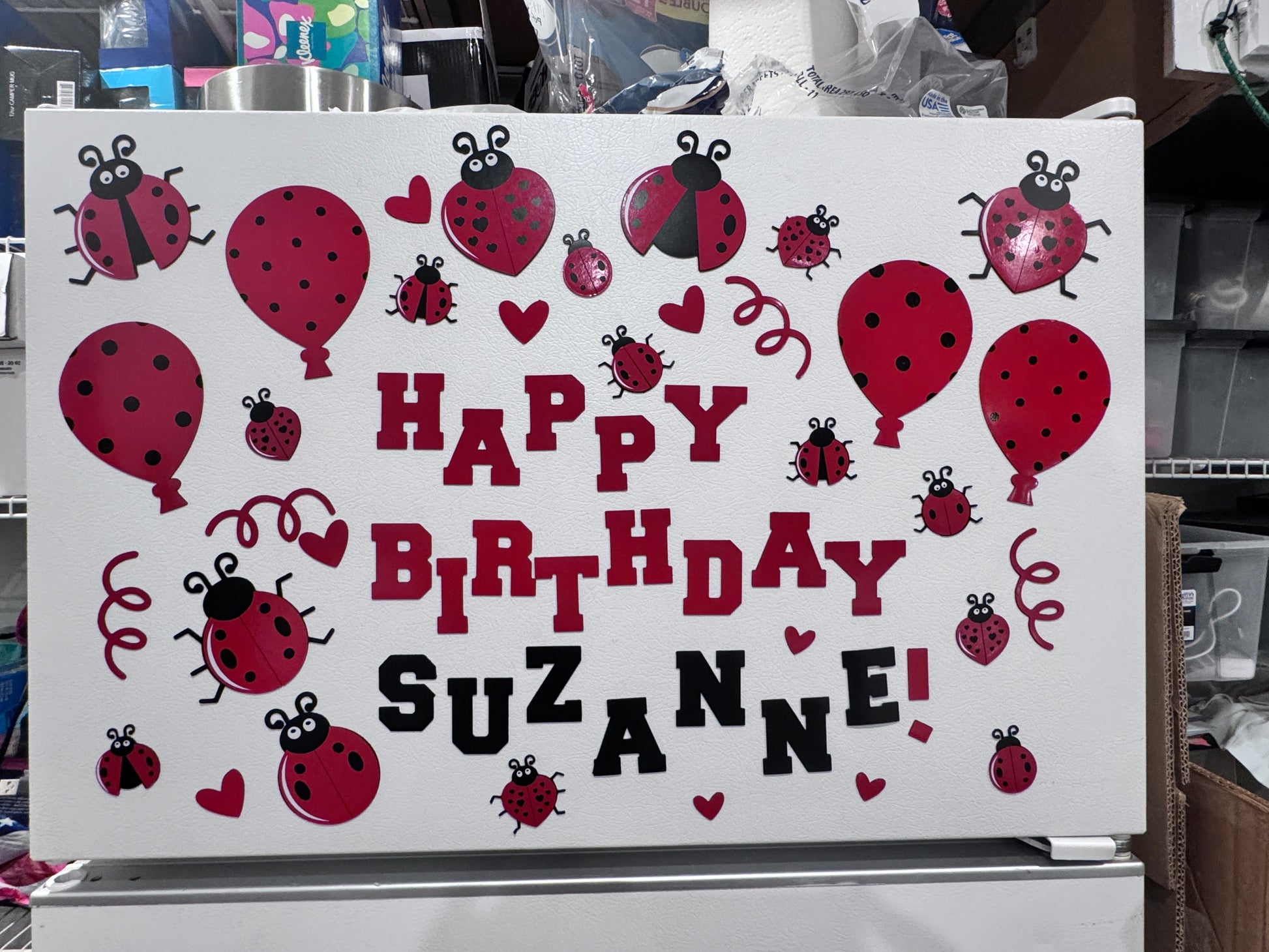 Personalized Ladybug Cruise Ship Door Magnet Set – Celebrate in Style! image 4