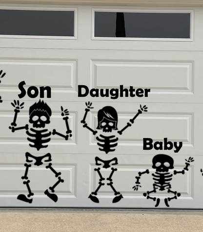 Life Sized Skeleton Family Magnet Decorations for Halloween | Large Skeleton Mag image 10