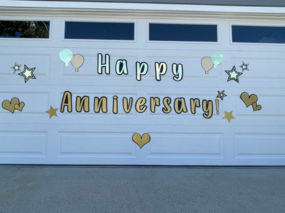 Happy Anniversary Sign | Happy Anniversary Yard Sign image 0