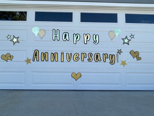 Happy Anniversary Sign | Happy Anniversary Yard Sign image 0