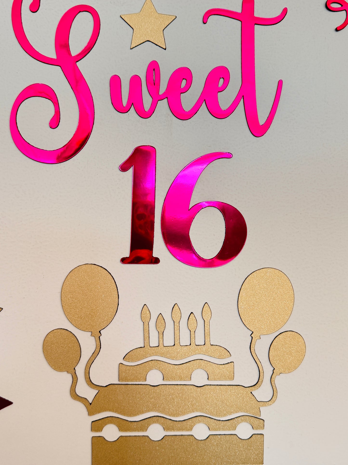 Personalized Sweet 16 Cruise Door Magnet, Birthday Cabin Decor