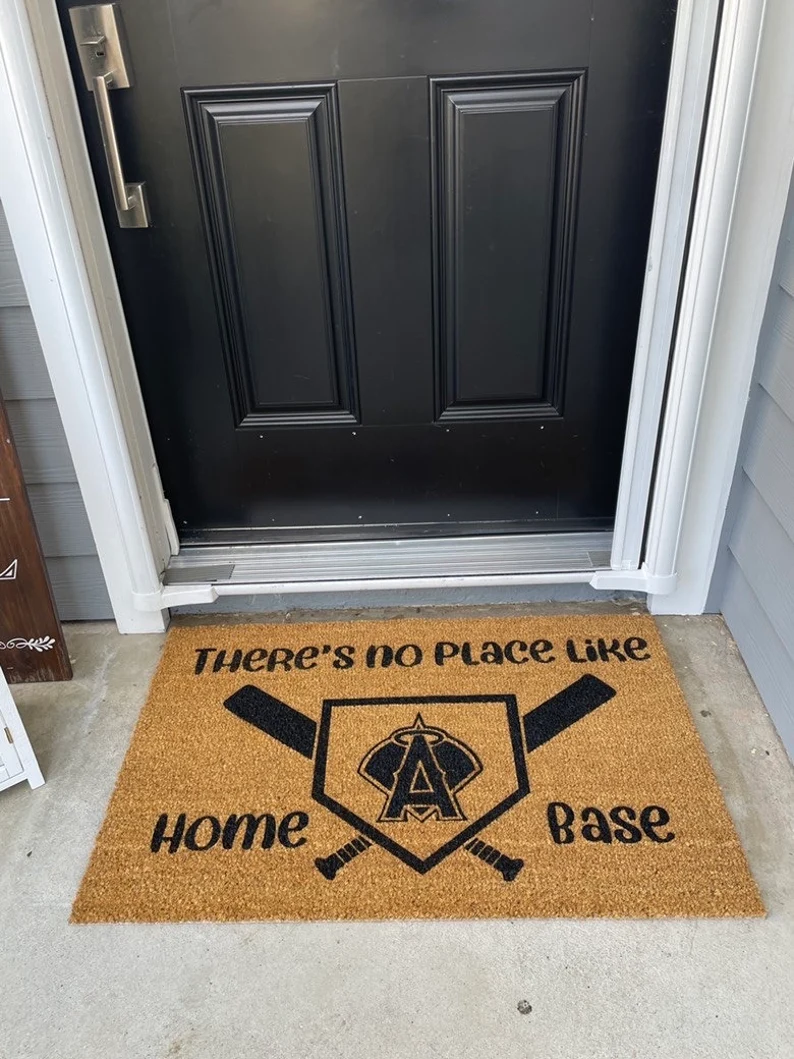 Los Angeles A N G E L S Door Mat | Angels of Anaheim Welcome Mat image 5