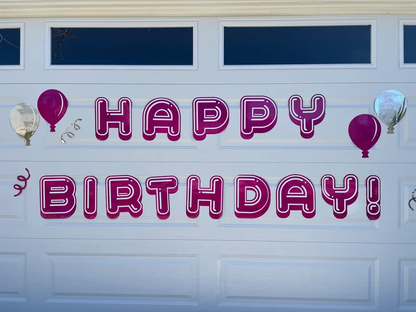 Magnetic Electric Happy Birthday Outdoor decorations image 3