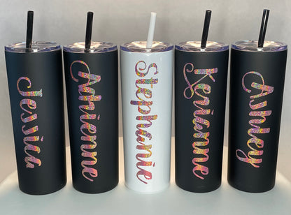 Personalized Bridal Party 20 oz Tumbler | Bachelorette Tumblers image 2