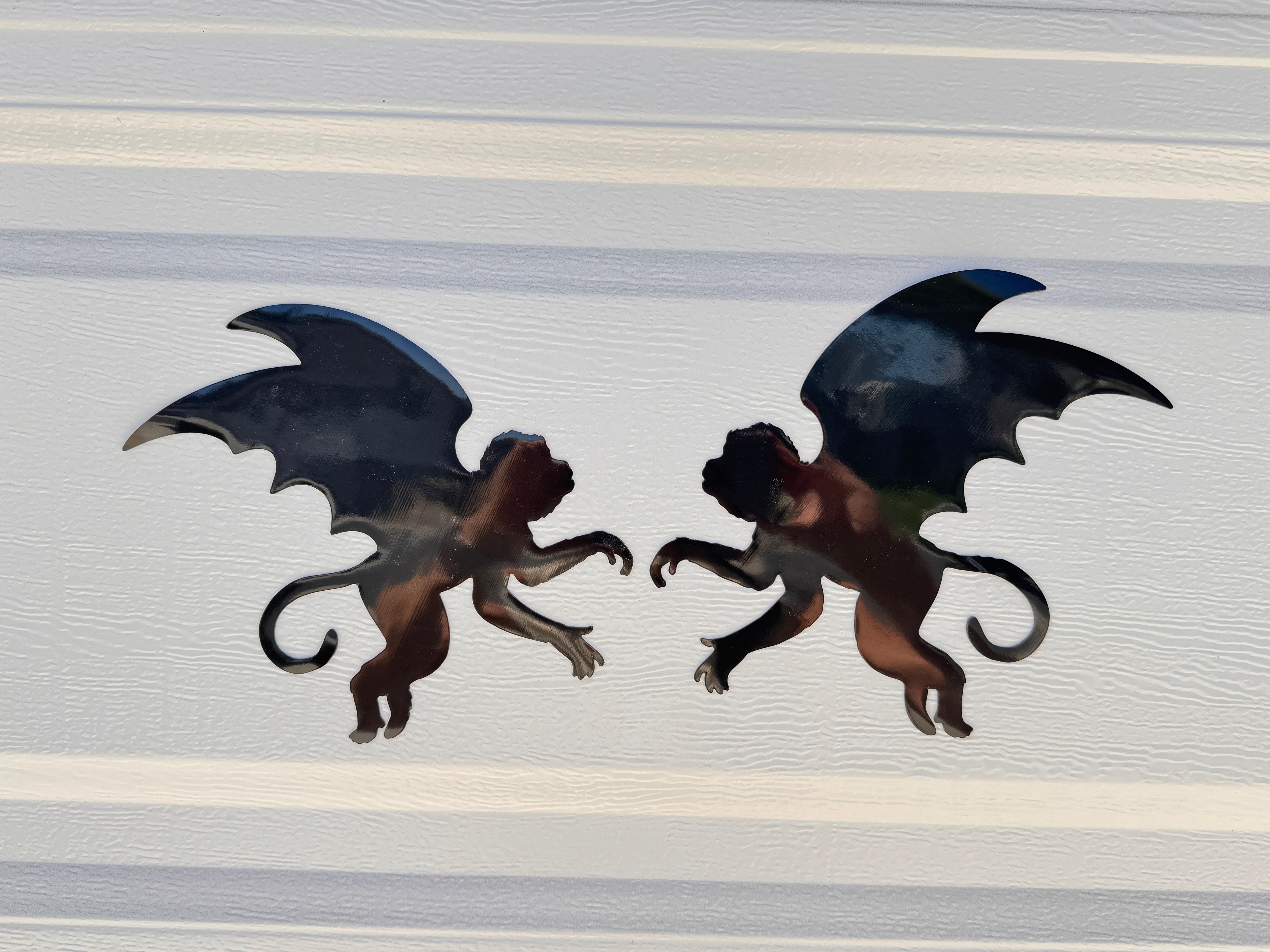 Flying Monkey Silhouette Halloween Garage Magnets – M2C1 Designs