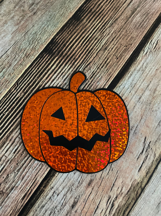 Halloween Fridge Magnets / Sparkle Pumpkin / Haunted House Sparkle image 0