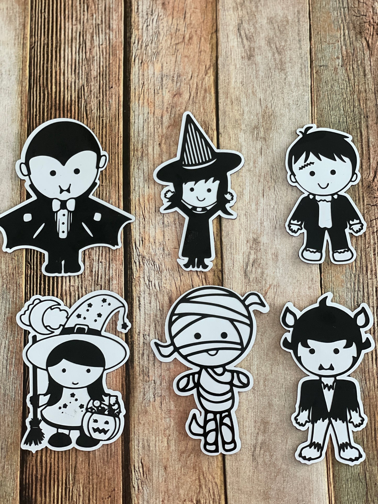 Halloween Fridge Magnet Set Pack of 6 / Halloween Party Decoration image 13