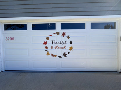 Thankful & Blessed Garage Door Magnet Wreath, photo 8 of 12