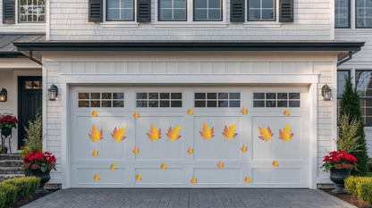 Fall Season Magnetic Leaves for garage door