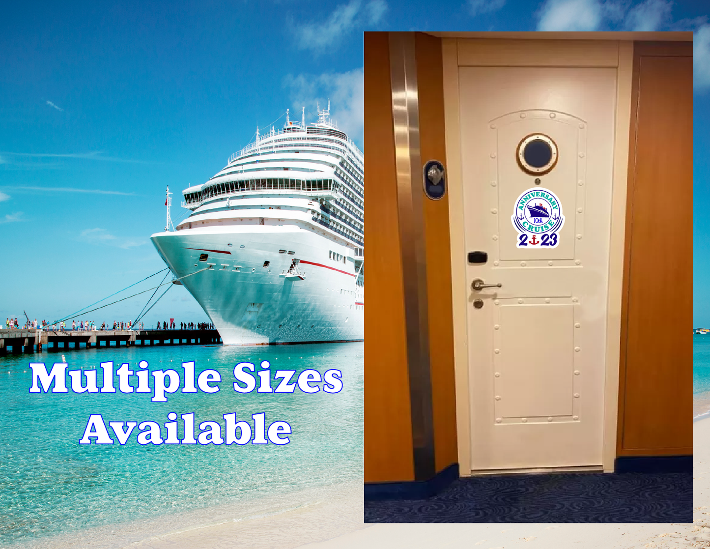 Personalized Cruise Magnet Set: Family, Friends, Anniversary, Birthday