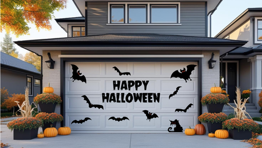 Happy Halloween Garage Door Magnets | Reusable decorations | Halloween decorations