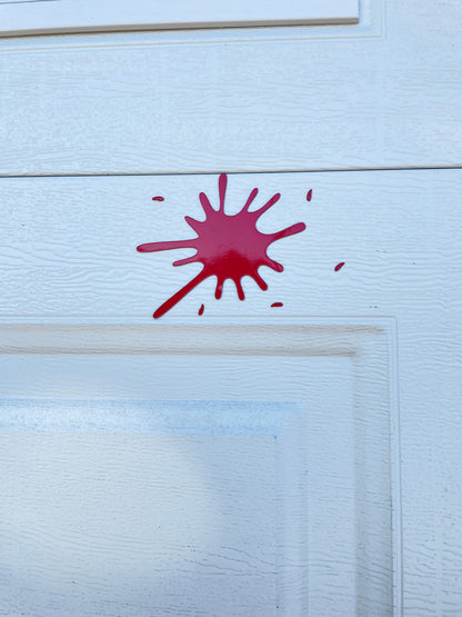 Bloody Happy Halloween Garage Door Magnets, Reusable decorations, Halloween deco
