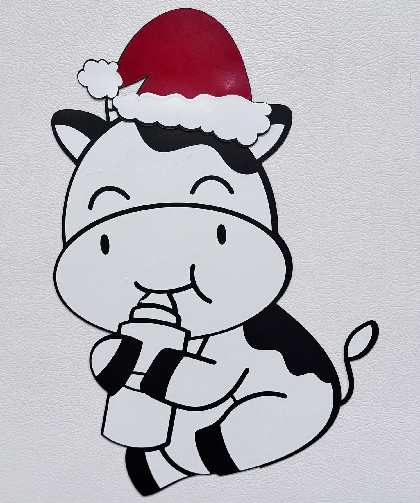 Cows Christmas, Mooey Christmas Cow Magnets – Festive Farm Friends with Personality!