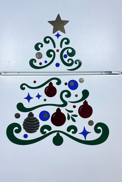 Merry Christmas Tree for Garage Door or Refrigerator or any magnetic surface.