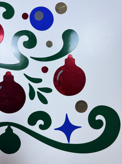 Merry Christmas Tree for Garage Door or Refrigerator or any magnetic surface.